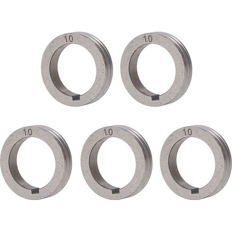 5-teilige Drahtvorschubrolle, Stahllager-Führungsrolle, 1,0-1,2 mm Schweißrad, Schweißstationsausrüstungsteile. (1/5)