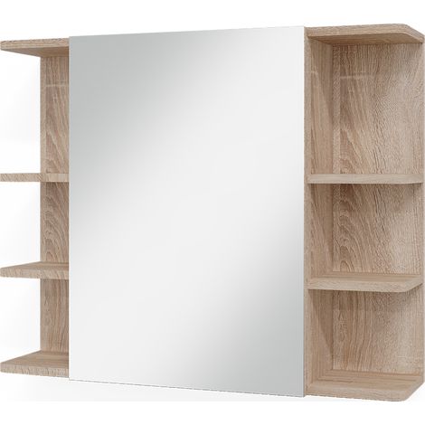 Specchio contenitore bagno Fynn, Sonoma, 79.6 x 64 cm, Vicco