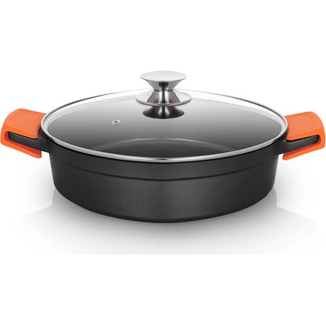 Olla Aluminio 28cm 4,2L Cacerola ORBEGOZO CDB 1028   Tapa inclui (1/5)