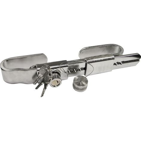 Cadenas antivol anti-effraction réglable de 310 à 490 mm. (40 mm) Acier inoxydable Serrure de porte Camion pour conteneurs, semi-remorques avec morts, plate-forme et réfrigérateurs (1/3)