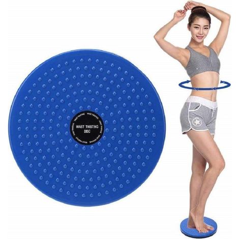 Trade Shop - Disco Slimmy Rotante Torsione Allenamento Per Gambe Vita Fianchi Tonifica Addome - (1/2)