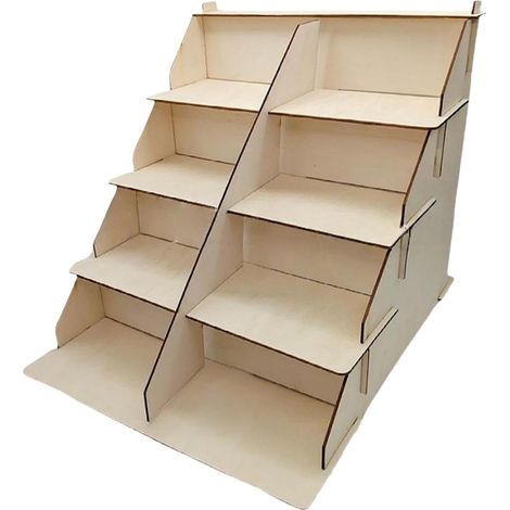 Présentoir de cartes de vœux, support de rangement polyvalent pour brochures, fournisseurs, bureau, maison, vente au détail (1/5)