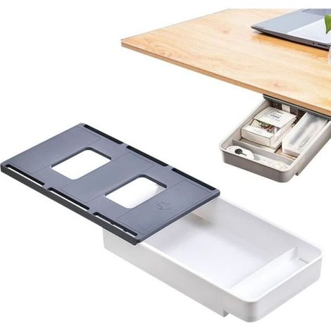 Under Table Drawer Storage,Invisible Storage Organizer,Adhesive Desk Drawers,Under Drawer Organization (1/4)