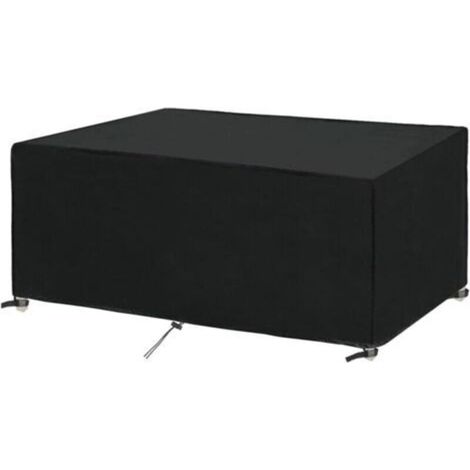 Gartenmöbel Abdeckung 200x100x75cm Schutzhülle Gartentisch Abdeckung Outdoor Möbel Wasserdicht Winddicht UV-beständig Kältebeständig Möbel Abdeckung Oxford Gewebe (200x100x75cm)--TRIMEC