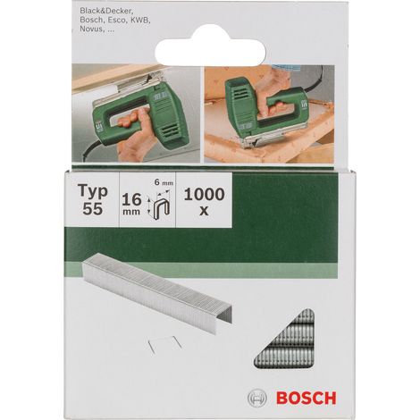Bosch Tacker/pins/nails Narrow Crown Staple Type 55 2609255827