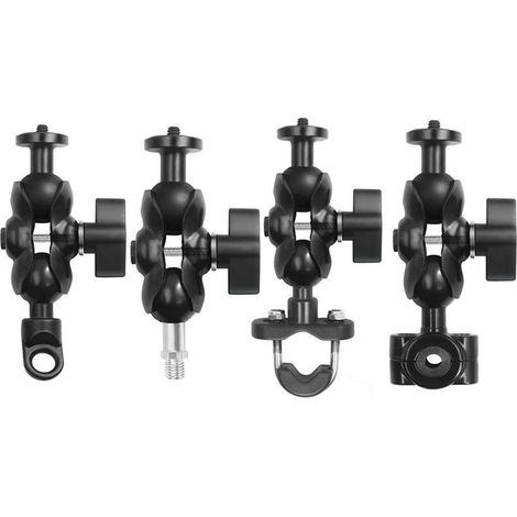 Support de fixation métallique pour caméra de vélo/moto sportive GoPro/Insta360/Ant (1/5)