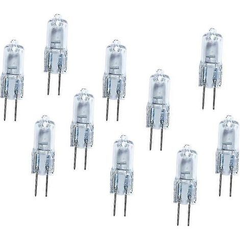 10 Piece Super Bright G4 12V 50w Tungsten Halogen Base Bulb Lamp Light 50W (1/4)