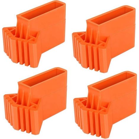 4 Pieds Antidérapants pour Échelle – Lot de 4 Couvre-Pieds en PVC Renforcé avec Semelle Caoutchouc, Compatible Échelles Télescopiques (1/5)