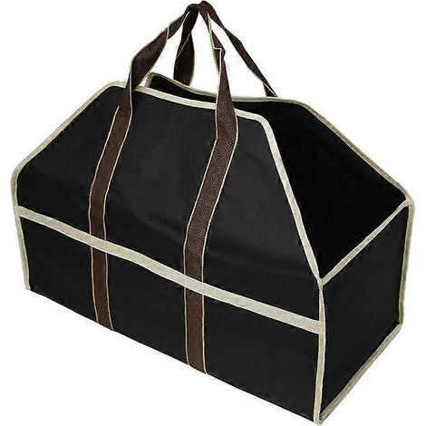 Sac porte-bûches robuste avec poignées - Grande capacité (1/5)