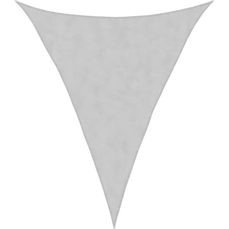 Voile d'ombrage  Voile de parasol gris clair 5x6x6 m 100% polyester oxford