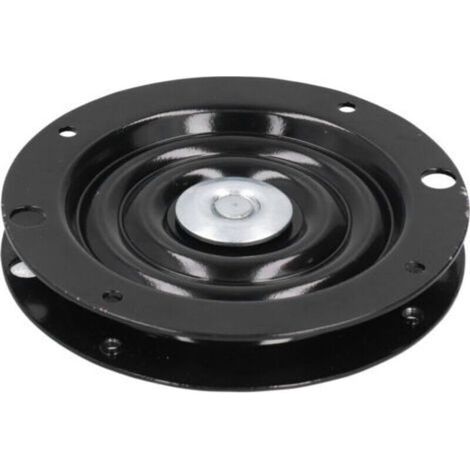 Remplacement de roulement à billes pivotant complet pour chaises de bureau, chaises hautes et tabourets – Roulement pivotant avec logement intégré pour billes, diamètre 15 cm (6 pouces) (1/4)