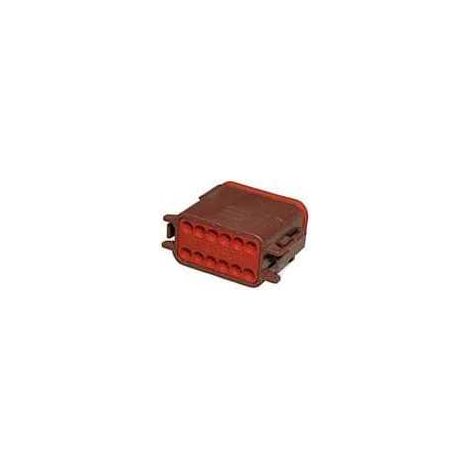 Connettore Serie DT Maschio 12 Vie C015 Marrone
