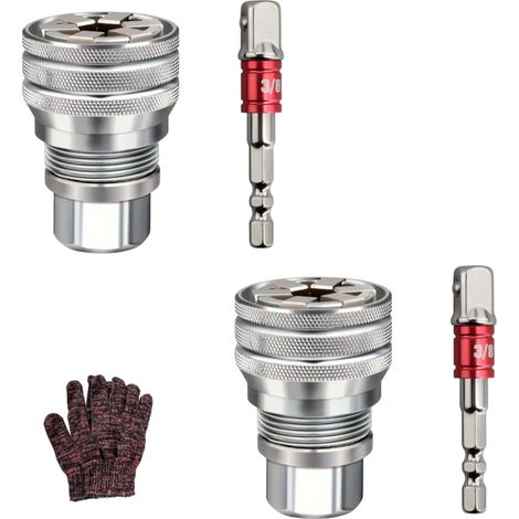 Irovami Douilles universelles lot 4 – 10-19mm, 3/8″, auto-ajustables (1/5)