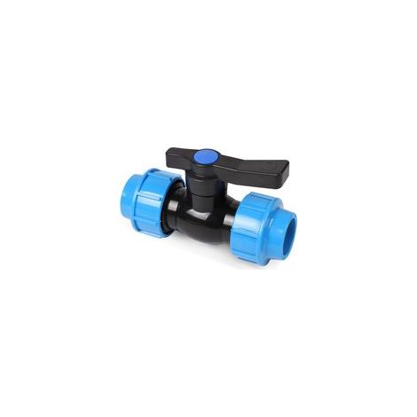 Robinet à Bille pour Tube PE 32 mm Robinet D'arrêt pour Tube PE Raccord PP (1/5)