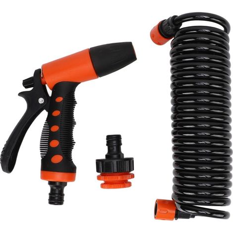 Kit de lavage 0 à 8bar, buse réglable haute pression, poignée confortable, système de bobine pour voiture, camping-car, pont de Yacht. (1/4)