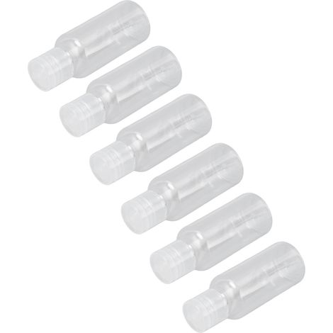 6 pièces Récipients à Épices Miniatures Portables Transparents pour Cuisine, Camping et Voyage avec Sac de Rangement (1/5)