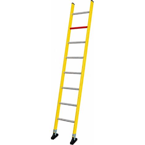 Escalera Dieléctrica Homologada Todo Fibra TRF1 de 8 Peldaños para Electricista (1/5)