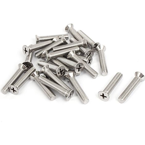 M6x30mm Edelstahl Senkkopf Kreuzschlitzschrauben 25 pièces (0554595197a279aede9f7970532342cd)