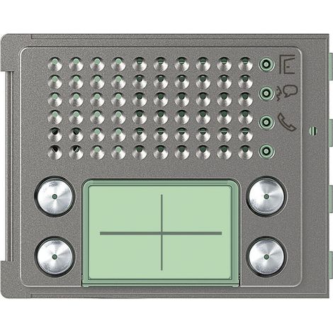 Façade Sfera Robur pour module électronique audio 4 appels sur 2 rangées (351185)
