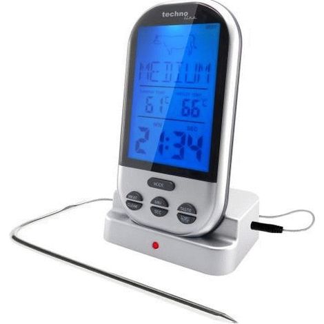 Termómetro carne Technoline ws 1050 alarma temporizador digital (1/2)