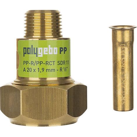 Raccord à compression Polygebo PP A 40 x 3,7 mm - DN32(1 1/4'')