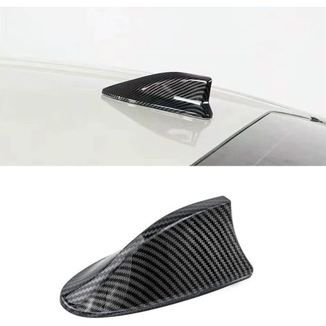 Autoantenne, haaienvin, auto-antenne, haaienvin, auto-tuning, haaienvinantenne, haaienvinantenne, autodak boven auto Am/FM-radio, Geschikt voor auto, SUV, trucks (koolstof) (1/5)