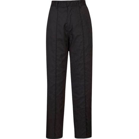 Pantalones elásticos de mujer uso laboral Regular LW97 XS Negro