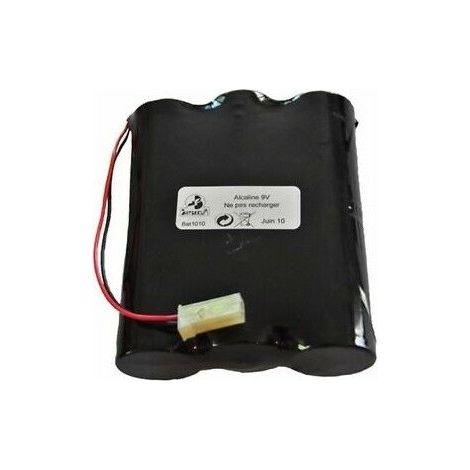 Batteria alcalina 9V COMPATIBILE VIMAR 12Ah per sirena VIMAR 00912