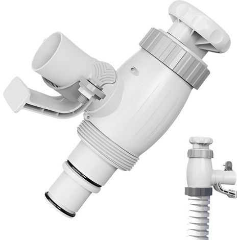 Vanne à piston pour piscines, vanne d'arrêt pour piscines, vanne à piston avec tuyau fendu, pièces et accessoires pour piscines, remplacement de vannes à piston pour piscines hors sol (1/5)