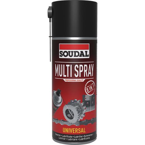 Spray Lubricante Multiuso 400Ml - Spray multiusos 8 en 1 Soudal