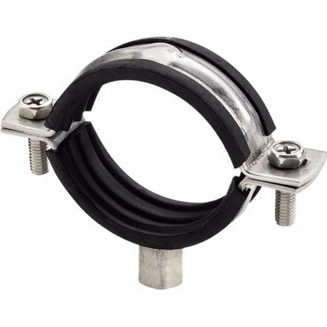 25 colliers isophonique renforcés M8-M10. Inox A4, D. 47 - 50 mm - ABRIA4048 - Index (1/3)