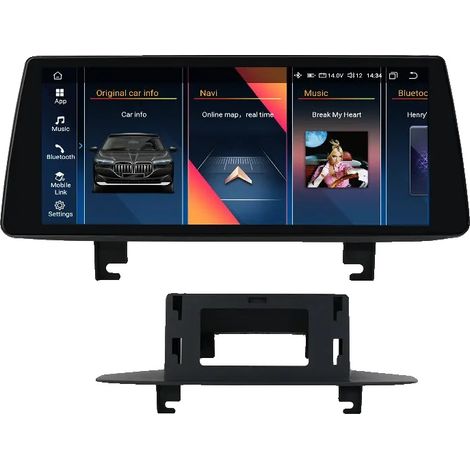 Autorradio con pantalla de alta definición, sonido mejorado y compatible con BMW Serie 3 F30 F31 2013-2017, 8W-NBT (8g 128g). (1/2)