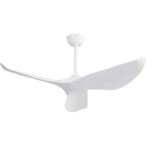Ventilateur de Plafond Réversible 38 Pouces,3 pales 6 Vitesses,Télécommande et Minuterie,Moteur CC,Blanc (1/5)