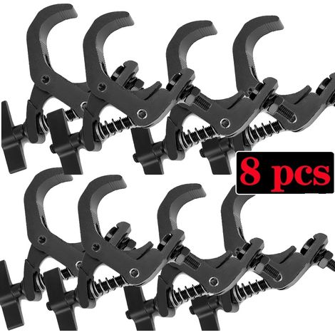Crochets de projecteur, réglables, support robuste, 8pcs (1/2)