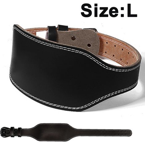 Ceinture De Soulevé De Terre - Soutien Lombaire Rembourré - Ajustable 8 Trous - Pour Force, Musculation, Squats, Développé Couché - 1 Pièce (1/5)