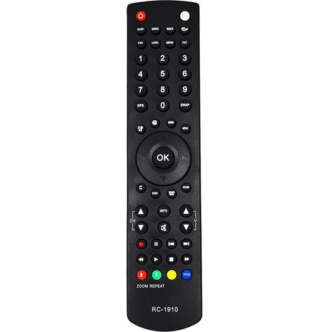 Télécommande de rechange RC1910 compatible avec Brandt TV B1913XHD2 B1915HDLED B2215FHDLED B3218HDLED (1/5)