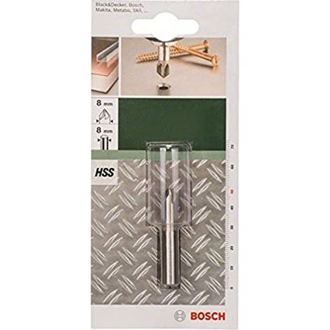 BOSCH- SVASATORE CONICO CILINDRICO 8MM LUNG. 48MM (1/4)