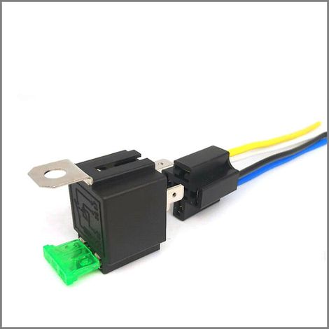 royaluxe -Relais universel Automobile 12V, 10 pièces, fusible 30A, 4 broches, relais électromagnétique fixe pour voiture (1/3)