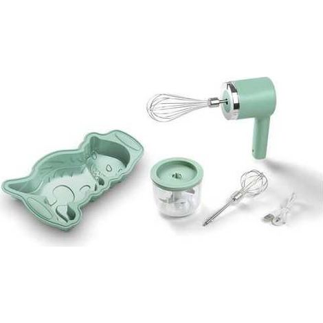 Set molde y mini batidora infantil elect c/picador JATA
