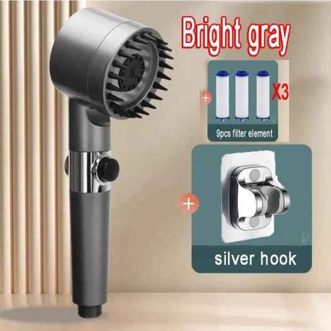Pommeau de douche pomme de douche 4 Modes pomme de douche haute pression filtre de douche Portable robinet de pluie - style-26[D3]
