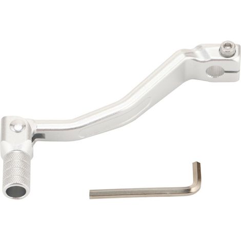 Modifikationen für das Kawasaki CRF250L/CRF300L Offroad-Motorrad: leichter, rutschfester Schalthebel aus silberweißer Aluminiumlegierung, Fußrastenzubehör. (1/4)