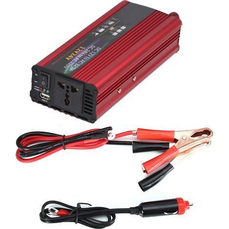 Car Power Converter, Universal Aluminum Adapter for Multifunctional Use, Car Power Supply (1/5)