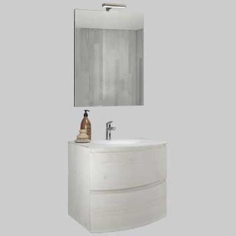 ARMONIA 70 L - Base sospesa legno nordico