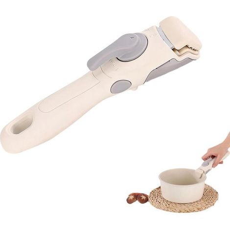 Abnehmbarer Pfannengriff – Ersatzgriff für Küchenutensilien – Sicher kochen – Universell passend – 19 x 32 x 4 cm – Beige (1/5)