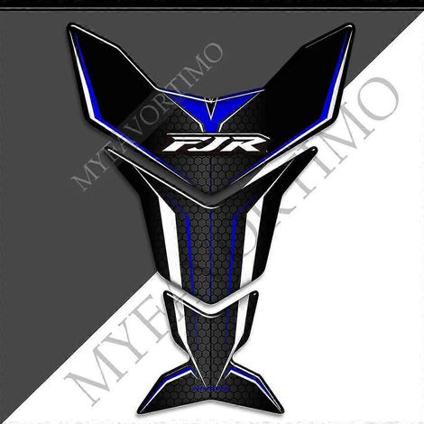 Pare-brise, valises latérales, déflecteur de vent, kit de protection genoux, sacoches, protection de réservoir, autocollants 3D décoratifs pour Yamaha FJR1300 (ABRICOT) (1/5)