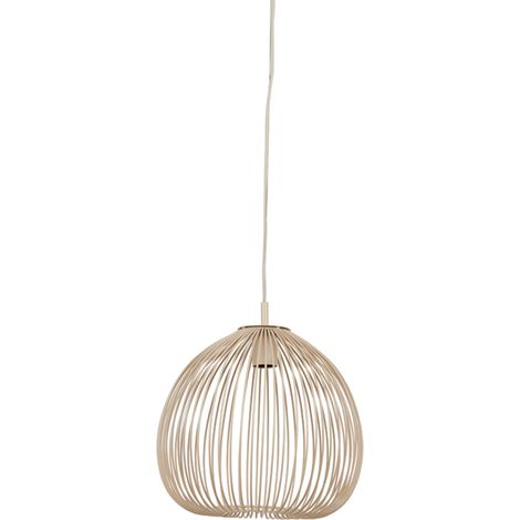 Light & Living - suspension - Rilana - beige - métal - Ø 34cm - (1/4)