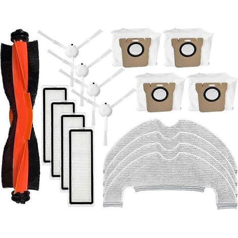 Filtre pour aspirateur brosse pour aspirateur Filtre de brosse pour aspirateur filtre de X10 / B102GL Robot Aspirateur Main Side Brosse HEPA Filtre Serpillière Cloths Dust Bags de remplacement (1/5)
