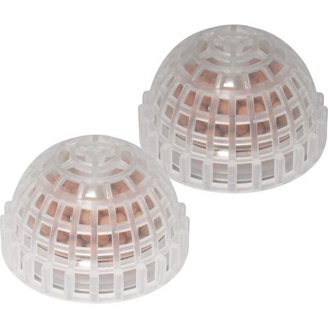 Set of two transparent foam bead holders for aquariums – 5 x 3 cm