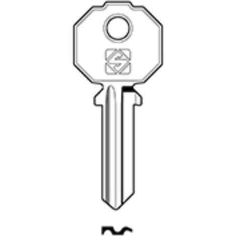 10 x SILCA PF210 CHIAVE PROFILO OTTONE