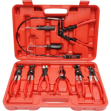Set di pinze per fascette e tubi flessibili, 9 pezzi – Breckner Germany (1/5)
